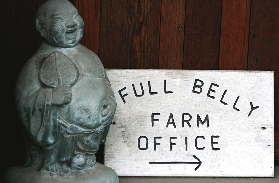 Buddha and Fully Belly office sign