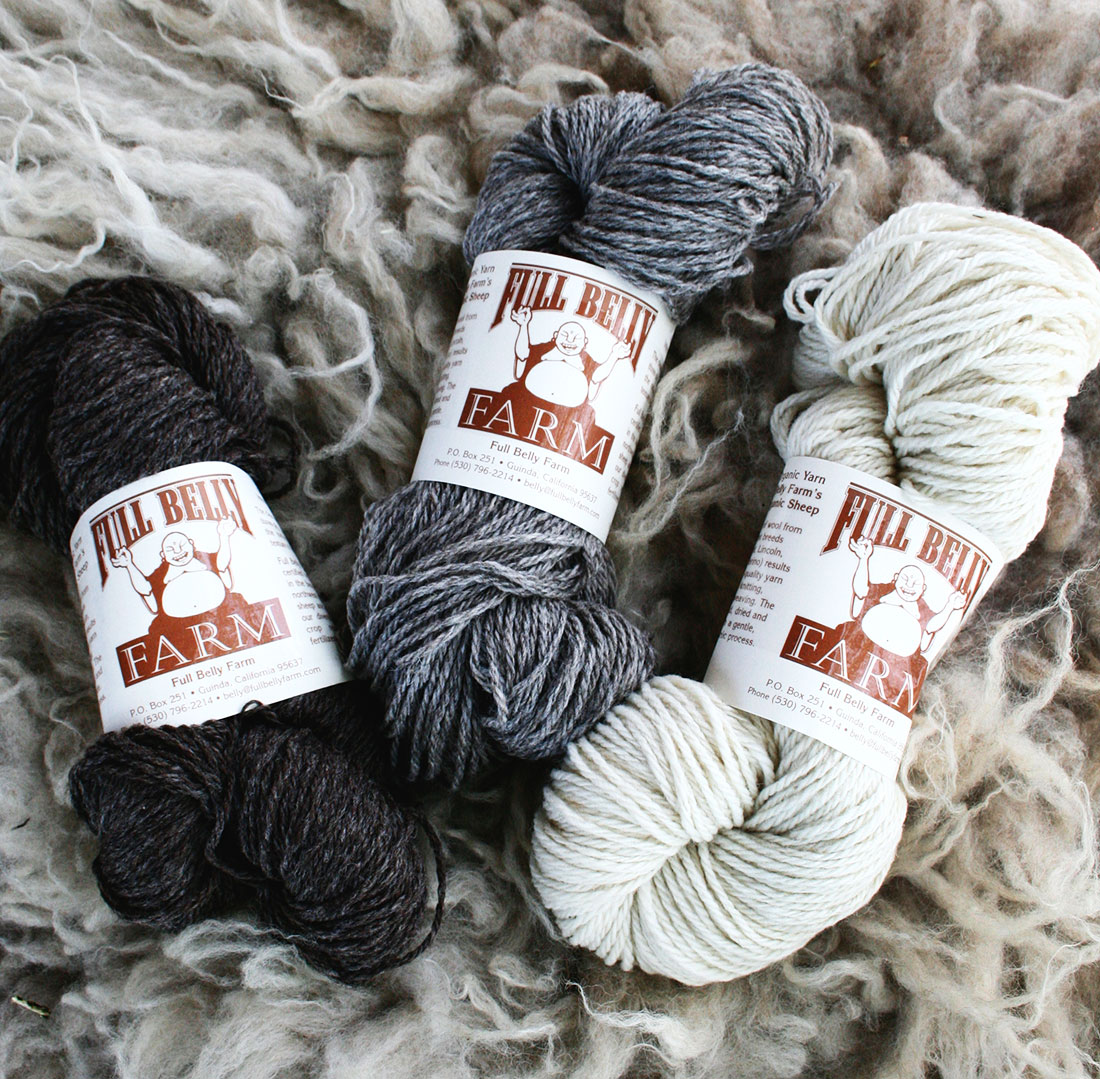 yarn from Full Belly Farm